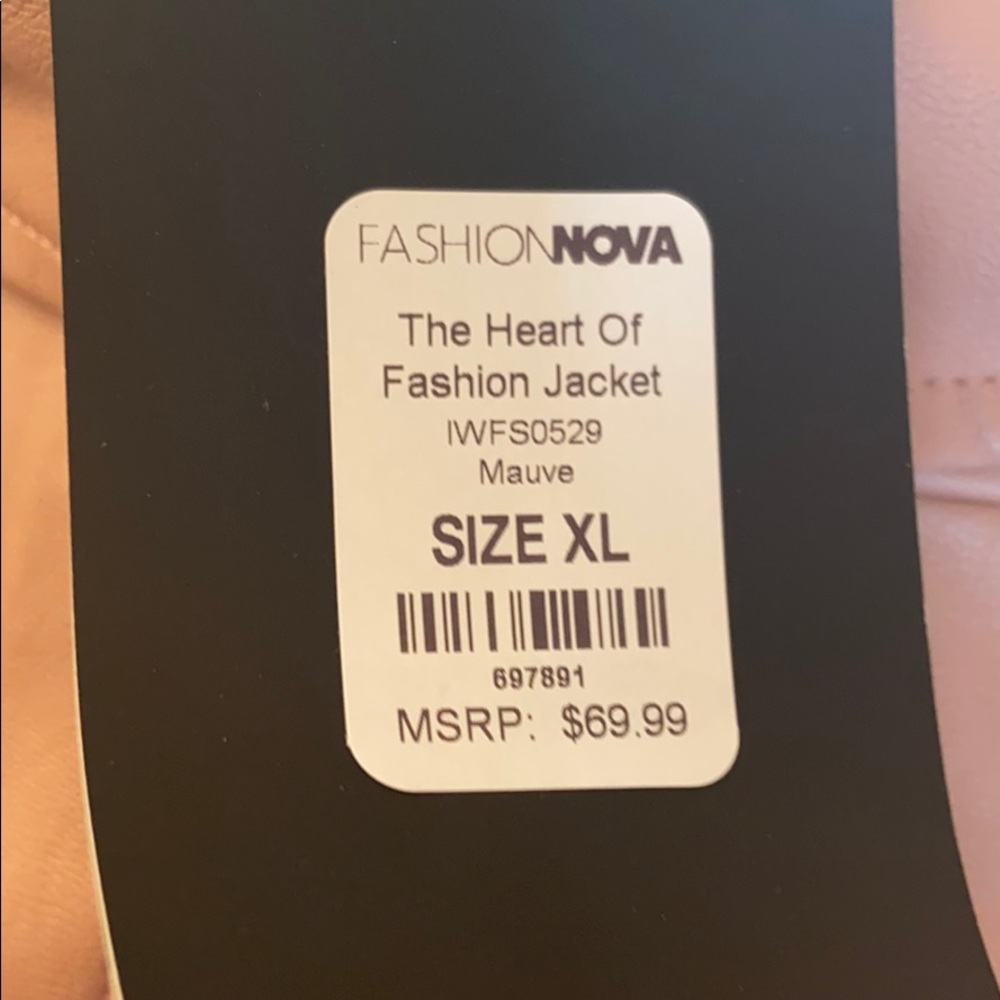 The heart of fashion Jacket Mauve - Picture 5 of 5